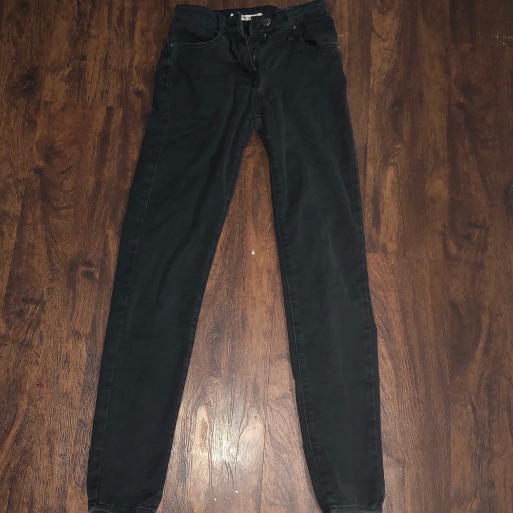 Levi’s high waisted black jeans size 24